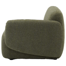 Forest Green Moab Right Corner Lounge Chair